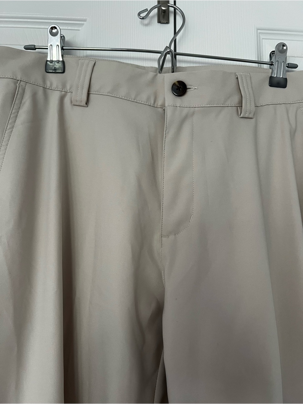 adidas Men’s Flat Front Khaki Golf pants